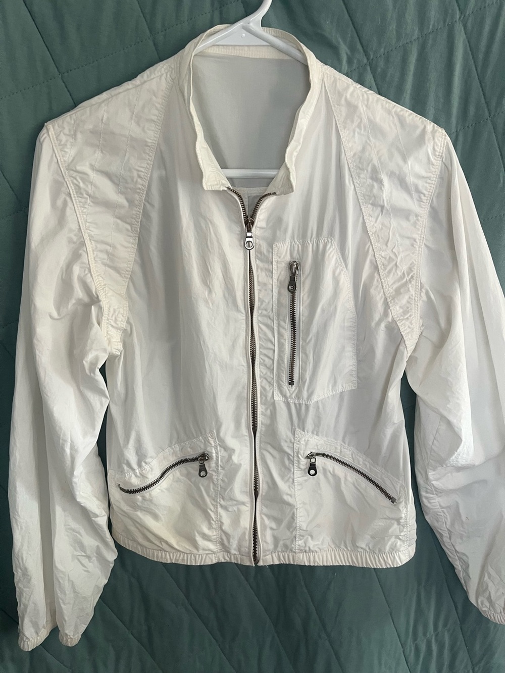 Vintage Puma x Neil Barrett “96 hours” Archival White Multi Zipper Jacket -WS